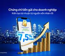 ACB tung chứng chỉ tiền gửi doanh nghiệp lãi tới 7,5%/năm