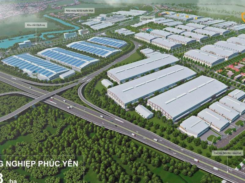 Khởi công Khu công nghiệp Phúc Yên gần 2.000 tỷ đồng