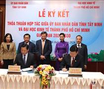 Tây Ninh ký hợp tác với Đại học Kinh tế TP Hồ Chí Minh giai đoạn 2026 – 2030