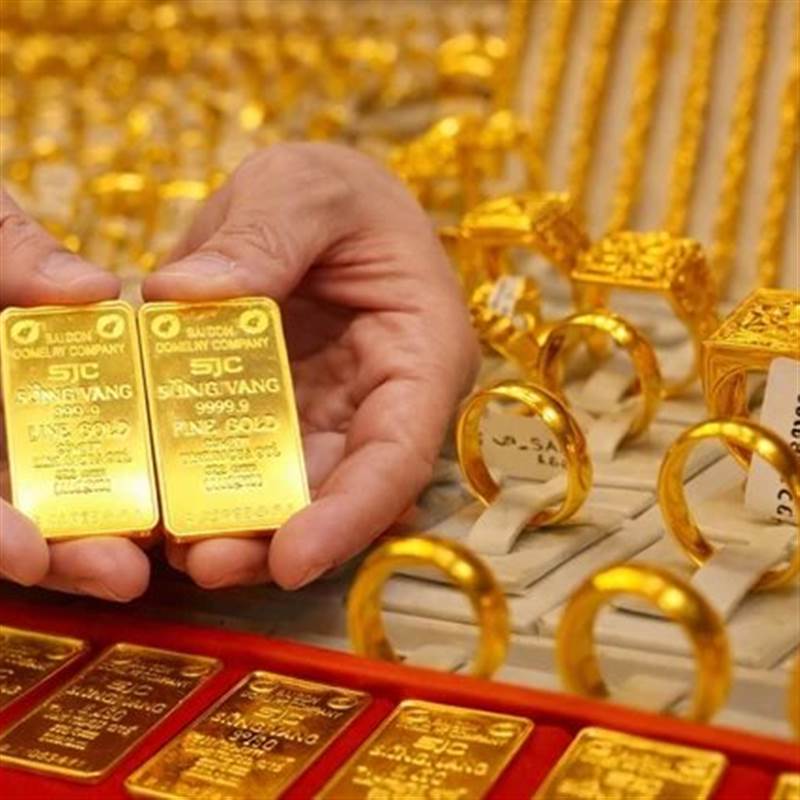 Giá vàng SJC, vàng nhẫn trơn chiều ngày 18/4