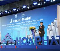 Tỷ phú Trần Đình Long khánh thành nhà máy 2.000 tỷ, sản lượng ống thép phía Nam lập kỷ lục mới