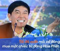 HPG: ‘Hòa Phát không nên hết nợ, vì thế thì ngân hàng hết việc’ và loạt phát ngôn đáng chú ý của Chủ tịch Trần Đình Long