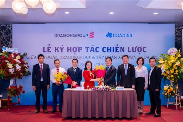 HBC: Tập đoàn Hòa Bình và Tập đoàn DragonGroup kí kết hợp tá