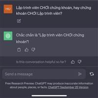 Chứng khoán CHƠI Lập trình viên